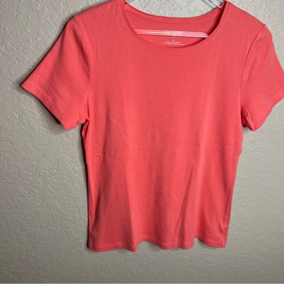 Talbots Coral Short Sleeve Top - Picture 3 of 5